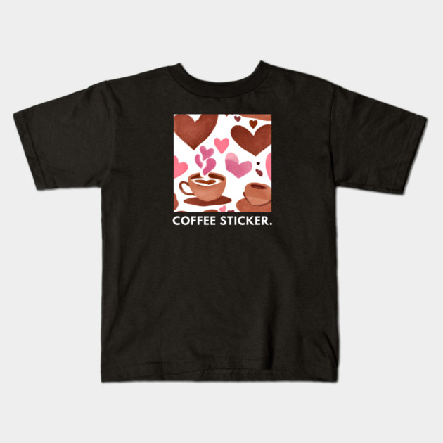 Coffee lovers Kids T-Shirt by BlackMeme94