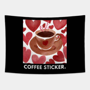 Coffee lovers Tapestry