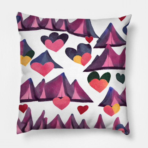 Camping Lover Pillow by BlackMeme94