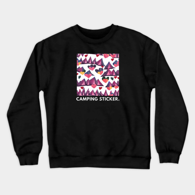 Camping Lover Crewneck Sweatshirt by BlackMeme94