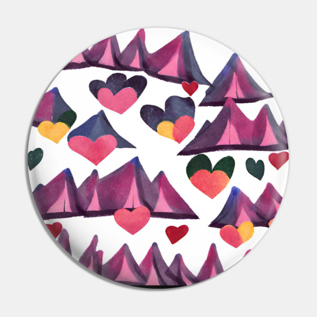 Camping Lover Pin by BlackMeme94