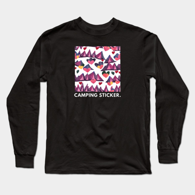 Camping Lover Long Sleeve T-Shirt by BlackMeme94