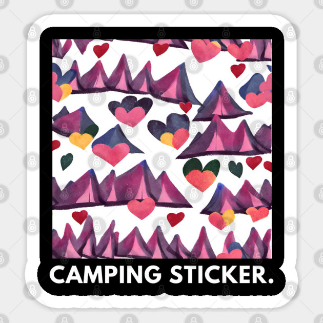 Camping Lover Sticker by BlackMeme94