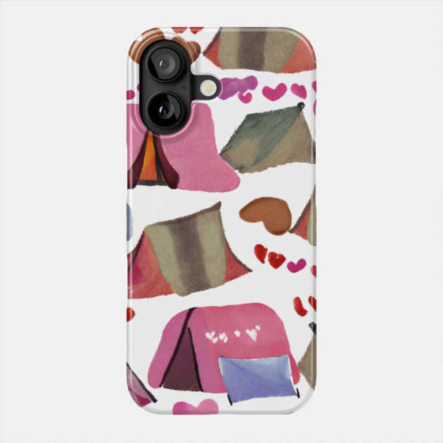 Camping Lover Phone Case by BlackMeme94