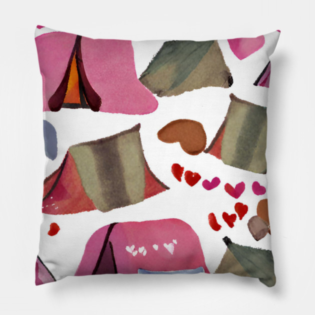 Camping Lover Pillow by BlackMeme94