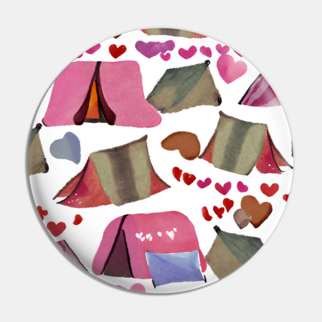 Camping Lover Pin by BlackMeme94