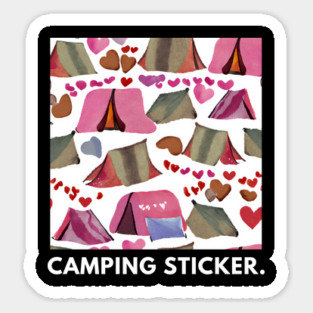Camping Lover Sticker