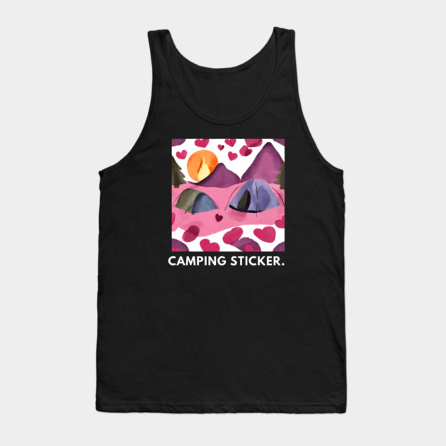 Camping Lover Tank Top by BlackMeme94
