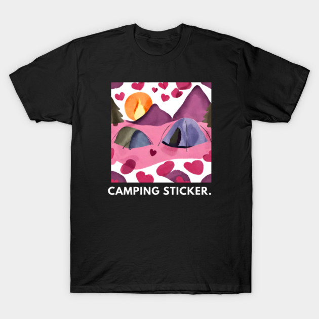 Camping Lover T-Shirt by BlackMeme94