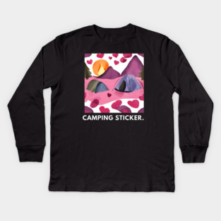 Camping Lover Kids Long Sleeve T-Shirt