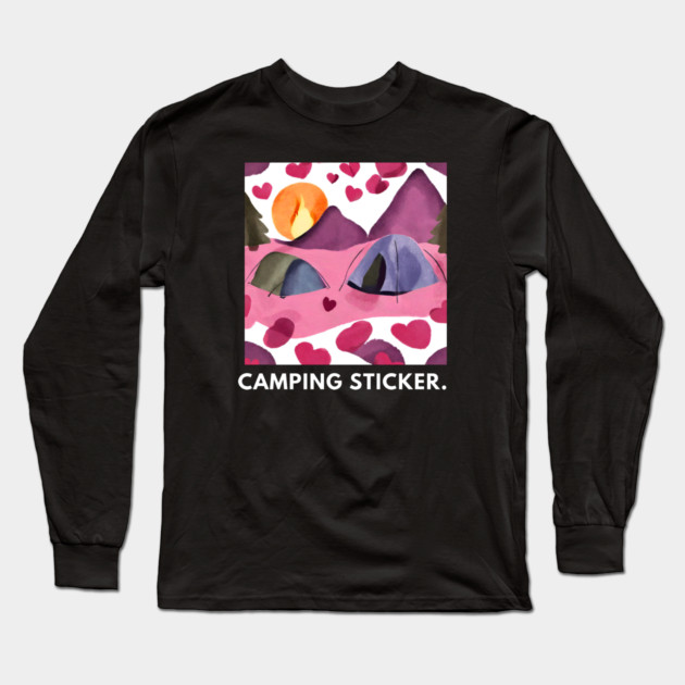 Camping Lover Long Sleeve T-Shirt by BlackMeme94