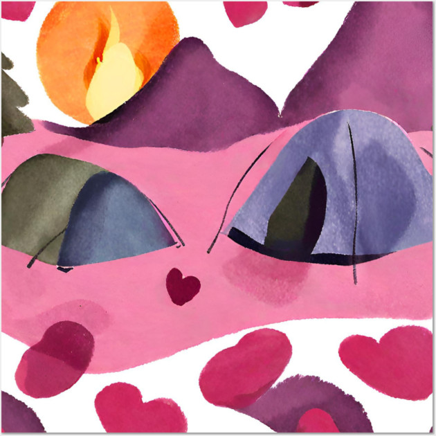 Camping Lover Wall Art by BlackMeme94