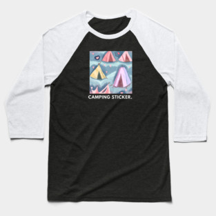 Camping Lover Baseball T-Shirt