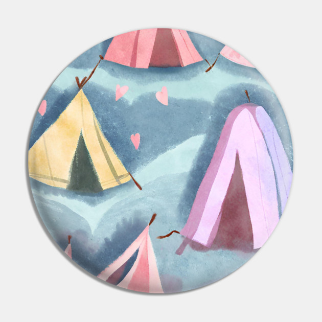 Camping Lover Pin by BlackMeme94
