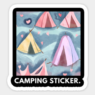 Camping Lover Sticker