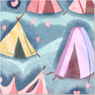 Camping Lover Posters and Art