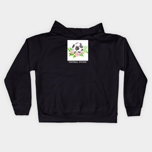 Football Lover Kids Hoodie by BlackMeme94