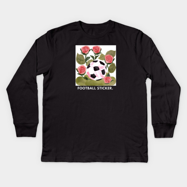 Football Lover Kids Long Sleeve T-Shirt by BlackMeme94