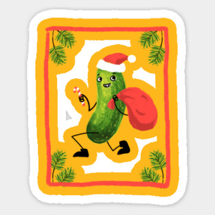 Christmas Pickle Sticker