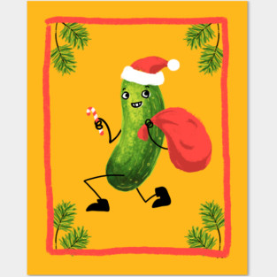 Christmas Pickle Posters and Art