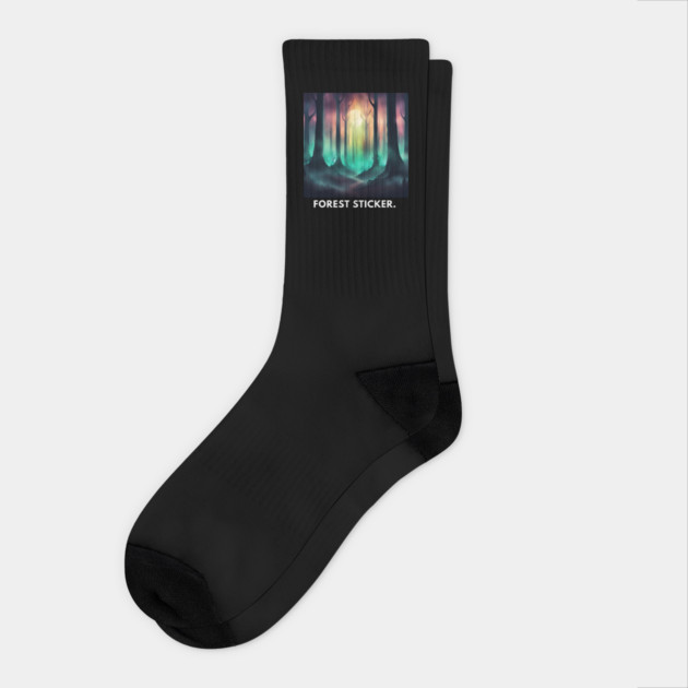 Forest lover Socks by BlackMeme94