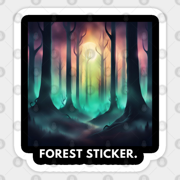 Forest lover Sticker by BlackMeme94