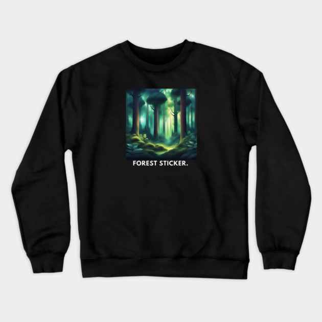 Forest lover Crewneck Sweatshirt by BlackMeme94