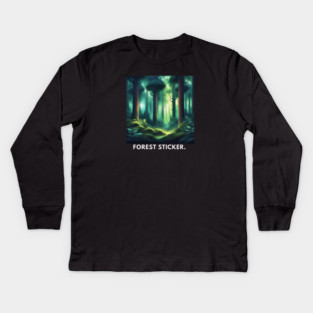 Forest lover Kids Long Sleeve T-Shirt