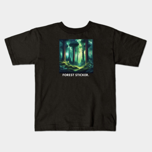Forest lover Kids T-Shirt by BlackMeme94