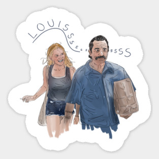 Jackie Brown: Louisss Sticker