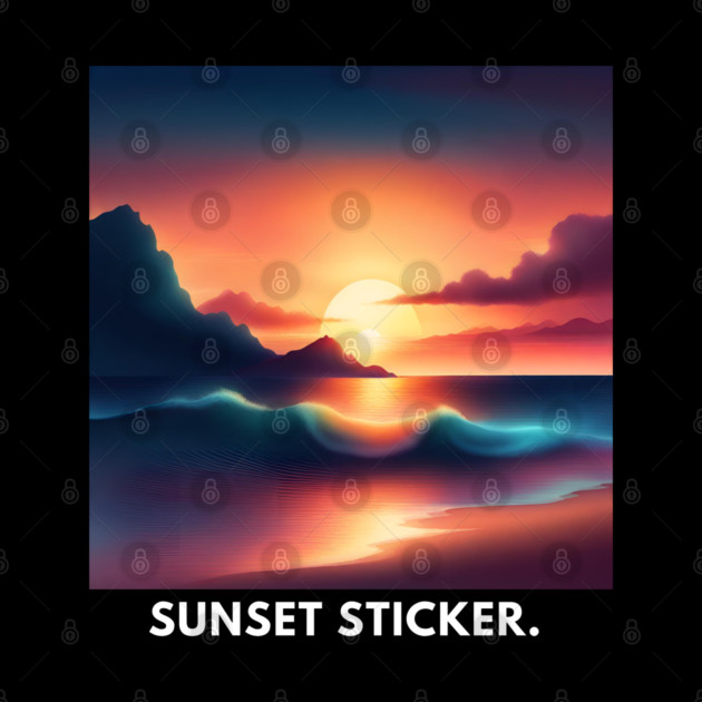 sunset beach by BlackMeme94