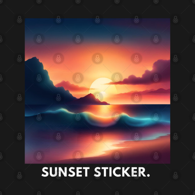 sunset beach by BlackMeme94