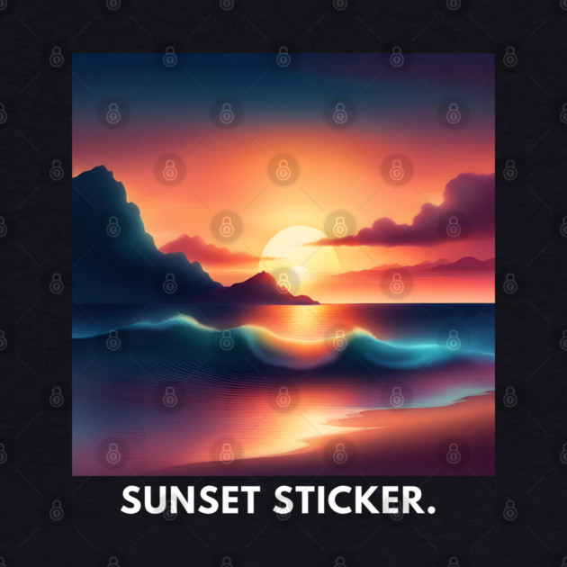 sunset beach by BlackMeme94