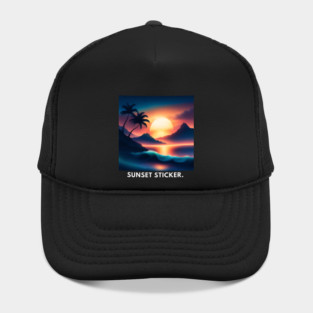 sunset beach Hat