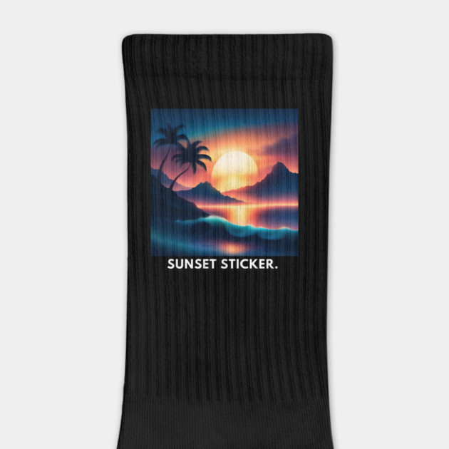 sunset beach by BlackMeme94