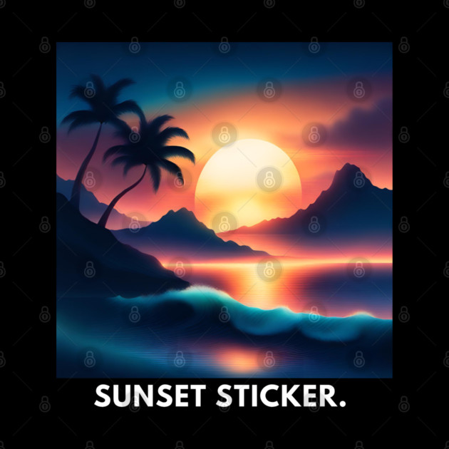 sunset beach by BlackMeme94