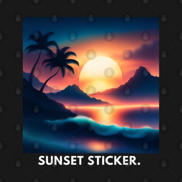 sunset beach by BlackMeme94