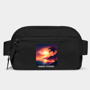 sunset beach Bag