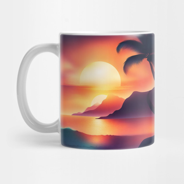 sunset beach by BlackMeme94