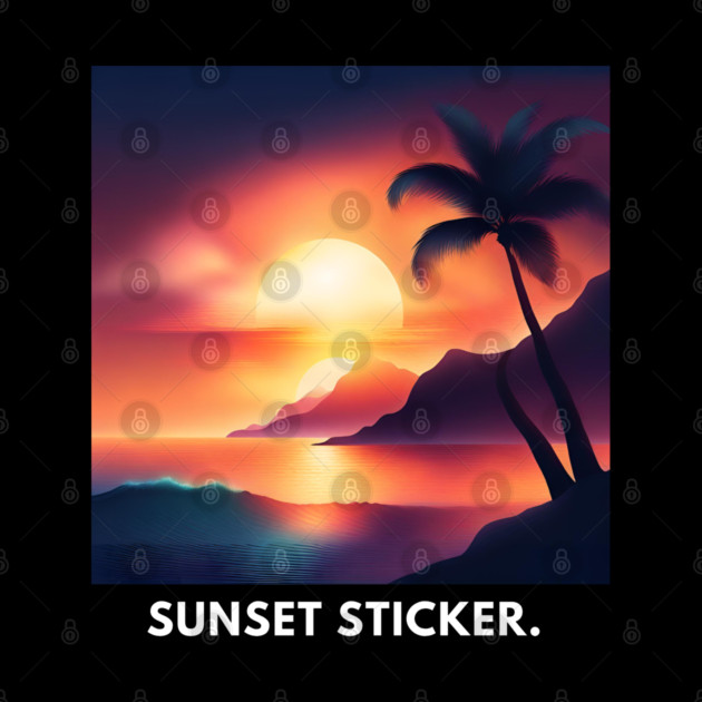 sunset beach by BlackMeme94