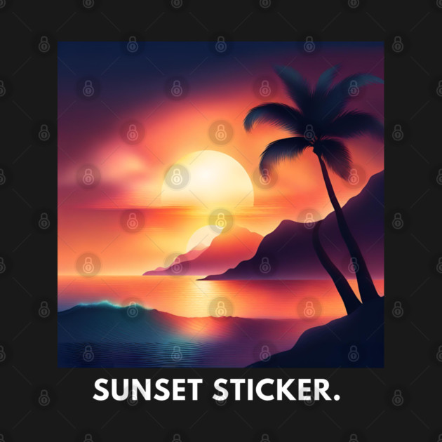 sunset beach by BlackMeme94