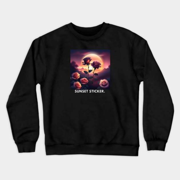 Sunset lover Crewneck Sweatshirt by BlackMeme94