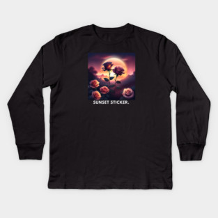 Sunset lover Kids Long Sleeve T-Shirt