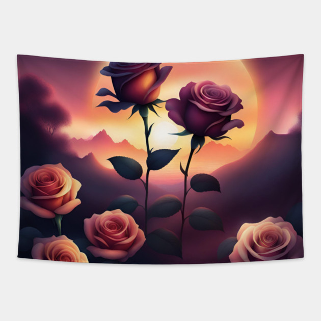 Sunset lover Tapestry by BlackMeme94