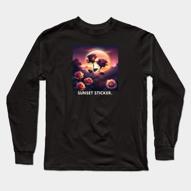 Sunset lover Long Sleeve T-Shirt by BlackMeme94