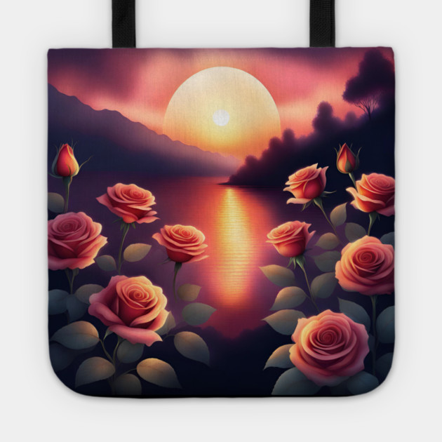sunset lover Tote by BlackMeme94