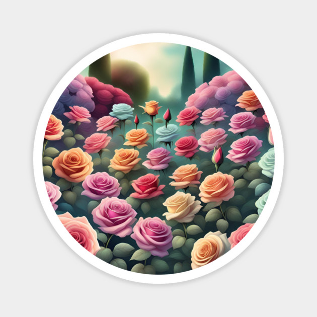 Flowers Lover Magnet by BlackMeme94