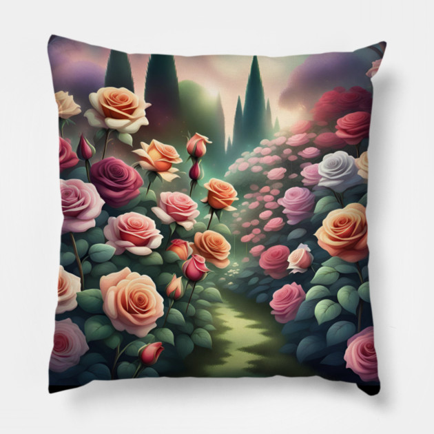 Flowers Lover Pillow by BlackMeme94