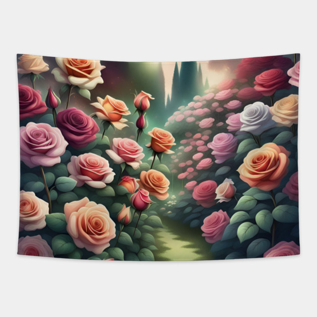 Flowers Lover Tapestry by BlackMeme94