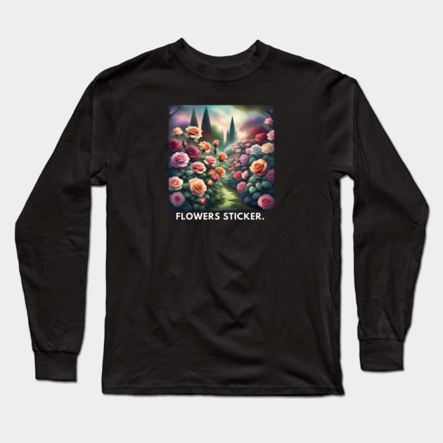 Flowers Lover Long Sleeve T-Shirt by BlackMeme94
